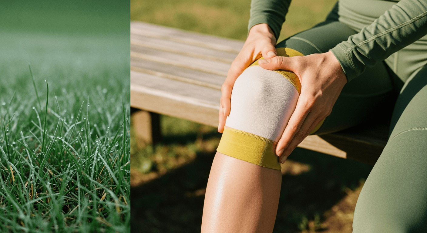 Abstract emerald-green translucent helical structure suggesting tissue regeneration, warm clinical lighting